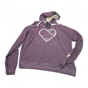 Baseballism Purple Women's Hoodie